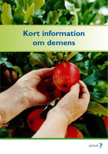 Kort information om demens