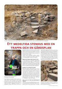 Medeltida stenhus med stenlagt golv Ägandet av de medeltida