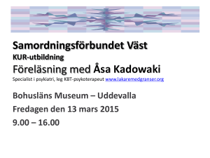 Åsa Kadowaki - Samverkan VG