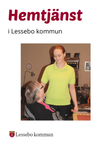 Hemtjänst - Lessebo kommun