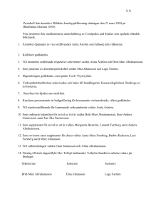 1(1) Protokoll från årsmöte i Röbäcks hembygdsförening söndagen