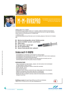 Fördelar med MM-RVAXPRO - Beställ Sanofi Pasteurs vacciner här