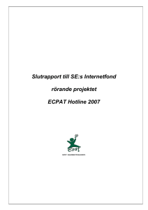 En Temo-undersökning som ECPAT Sverige lät genomföra i