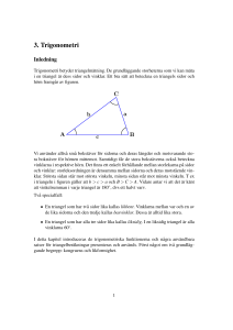 3. Trigonometri - math.chalmers.se