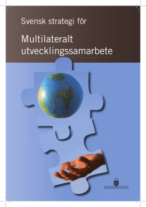 Multilateralt utvecklingssamarbete