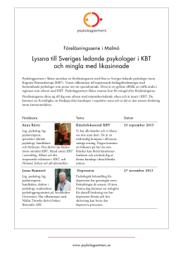 kbt behandling luleå kbt behandling luleå