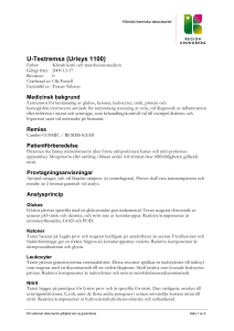 U-Testremsa (Urisys 1100)