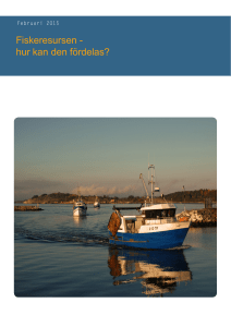 Fiskeresursen - hur kan den fördelas?