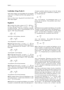 Ledtrådar (Ergo Fysik 2) Kapitel 6