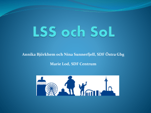LSS och SoL - Göteborgs Stad