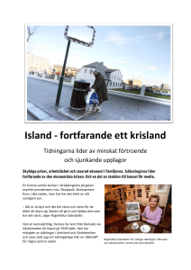 Island - fortfarande ett krisland