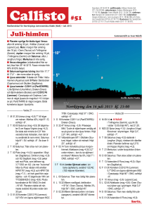 Callisto #51 - Norrköpings Astronomiska Klubb