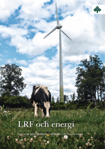 LRF och energi - Lantbrukarnas Riksförbund