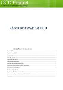 frågor och svar om ocd - OCD