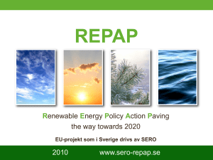 REPAP 2020 - ett EU-projekt