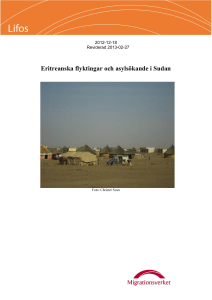 Eritreanska flyktingar och asylsökande i Sudan
