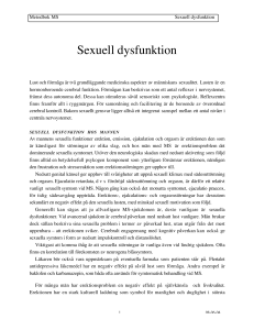 Sexuell dysfunktion