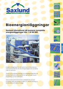 Bioenergianläggningar
