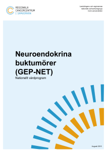 Nationellt vårdprogram Neuroendokrina buktumörer (GEP-NET)