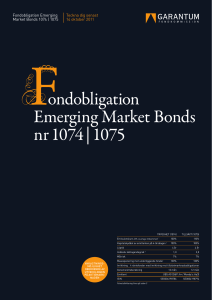 ondobligation Emerging Market Bonds nr 1074 | 1075