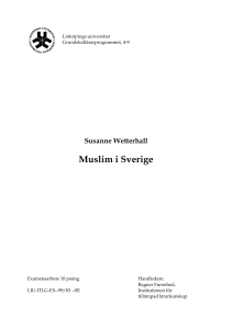 Muslim i Sverige