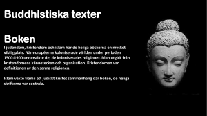 Buddhistiska texter Boken
