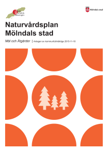 Naturvårdsplan för Mölndals stad Mål och Åtgärder 20160323.indd