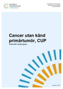 Cancer utan känd primärtumör, CUP