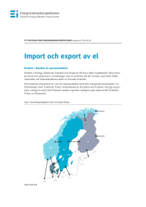 Import och export av el - Energimarknadsinspektionen