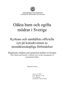 Oäkta barn och ogifta mödrar i Sverige