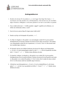 Andragradskurvor - math.chalmers.se