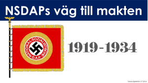 NSDAPs Väg Till Makten