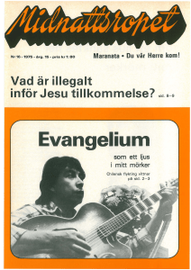 Evangelium - Maranataförsamlingen i Stockholm