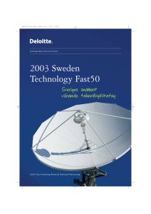 2003 Sweden Technology Fast50