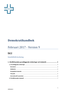 Demokratihandbok Februari 2017 - Version 9