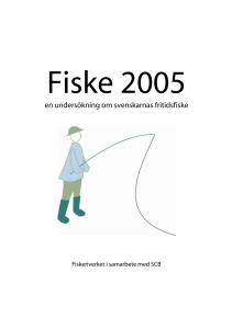 en undersökning om svenskarnas fritidsfiske