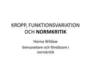 Kropp, funktionsvariation och normkritik i skolan (PDF