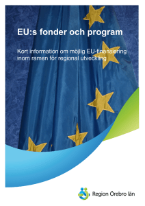 EU:s fonder och program