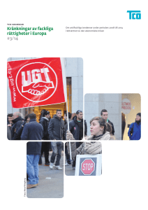 Kränkningar av fackliga rättigheter i Europa #3/14