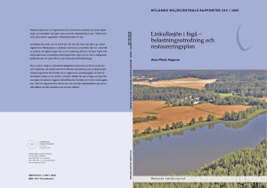 Linkullasjön i Ingå – belastningsutredning och restaureringsplan