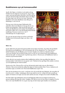 Buddhismens syn på Homosexualitet