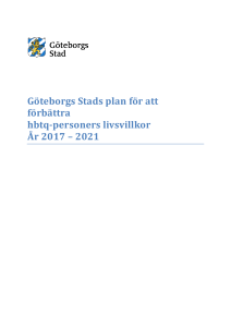 Göteborgs Stads plan för att förbättra hbtq