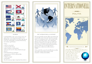 kompendium internationell politik