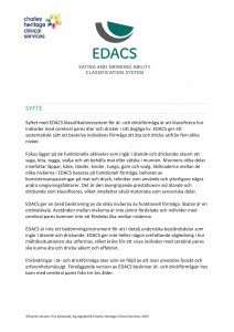 Syftet med EDACS klassifikationssystem för ät