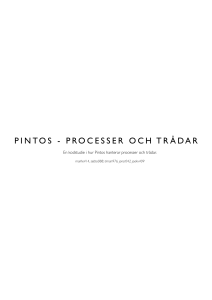 pintos - processer och trådar