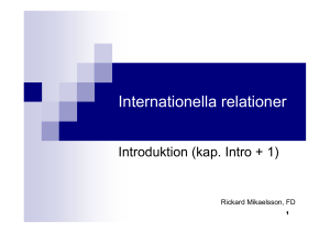 Internationella relationer