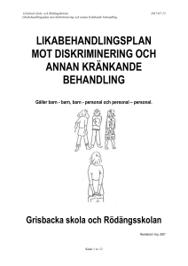 handlingsprogram mot kränkande behandling