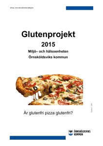 Glutenfria pizzor - Örnsköldsviks kommun