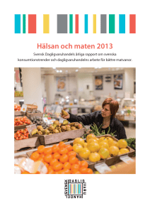 Hälsan och maten 2013
