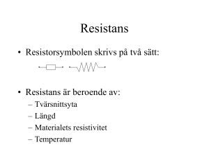 Resistorer
